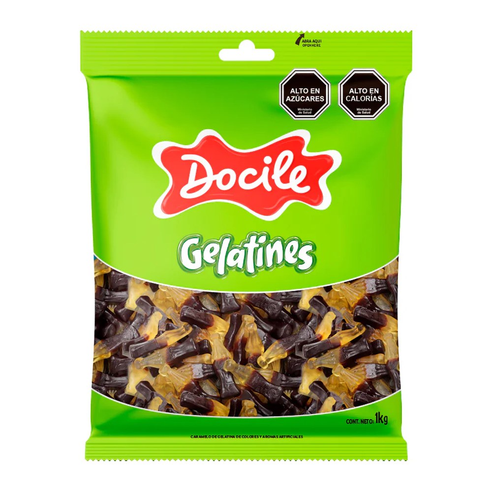 Docile Botella Cola Ácida 1KG — Mundo Rayo