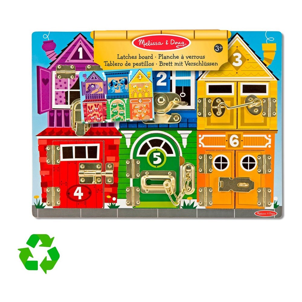 Juego De Pestillos De Madera Melissa & Doug — Mundo Rayo
