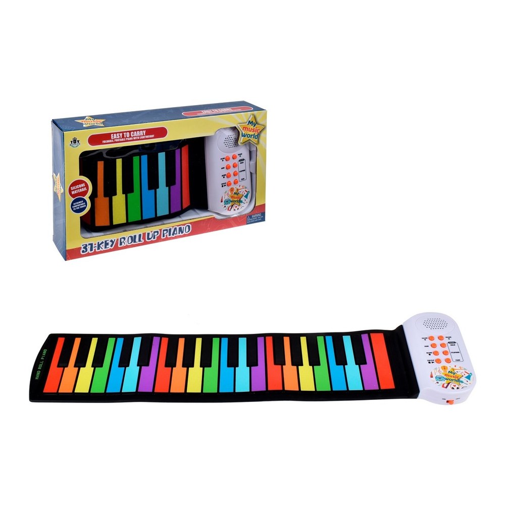 Piano De Goma Enrollable De 31 Teclas — Mundo Rayo