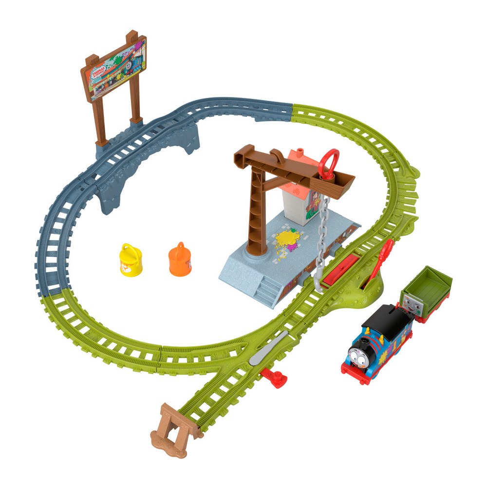 Thomas & Friends Pista De Juguete Entrega De Pintura — Mundo Rayo